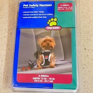 NWT top paw pet safety harness x-small girth 12in-18in
